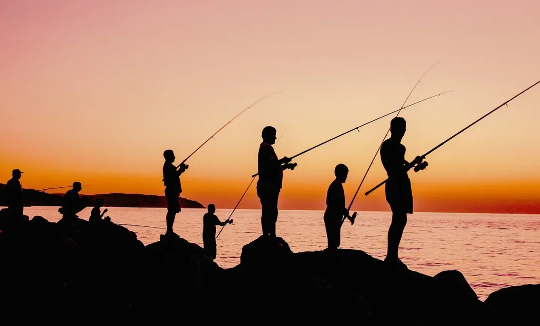 Fishing Derby Stock Photo